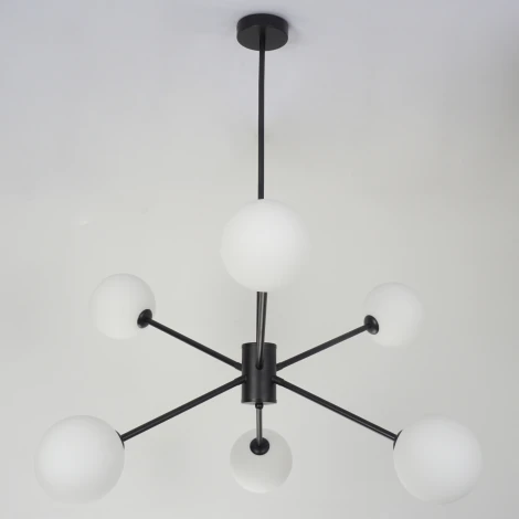 Потолочная люстра на штанге Zortes Ragy ZRS.1883.6 (220V, шарики, IP21)