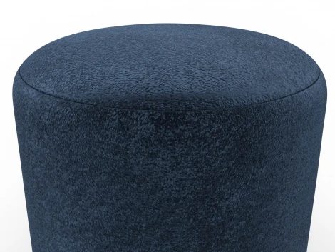 Пуф 001 (ДСП,Фанера/Пластик/Велюр/Синий) Лига Диванов 132349