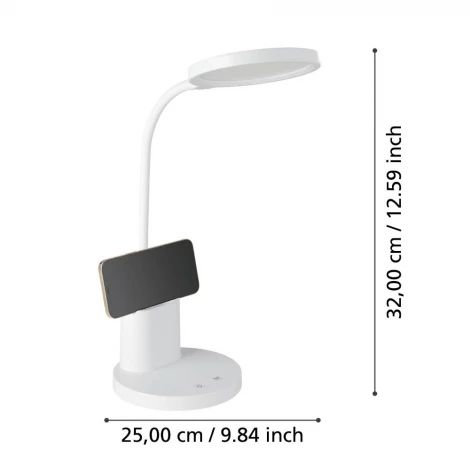 Настольная лампа Eglo Brolini 900529 2,1W(LED), 300lm, 2700-6500K