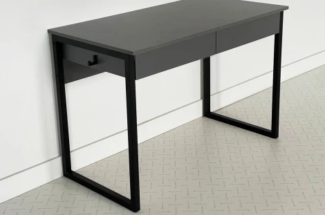 Стол Юниор Mebelson (ЛДСП,Металл/Графит,Черный) арт.SMU-01.2755