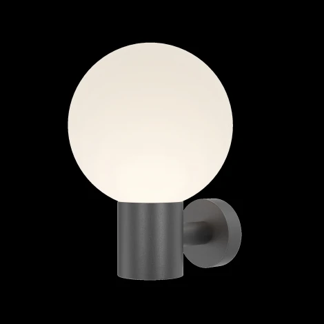 Настенный уличный светильник Maytoni Bold O598WL-01B (220V, шар, IP54)