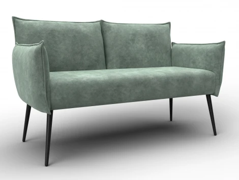 Диван прямой Лига-083 (Фанера/Металл/Велюр/Зеленый) Лига Диванов 131077