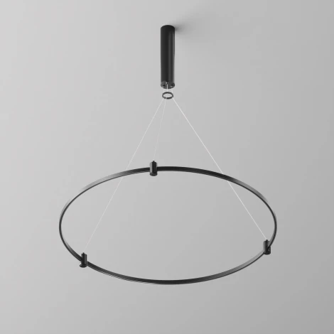 Шинопровод магнитный Flarity круглый черный 80 см Maytoni Busbar trunkings Flarity TRX154-R-D800-B (24V)