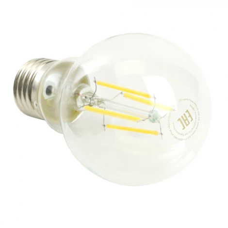 Лампа светодиодная филамент A60 шар 6W 175-265V E27 6400К Feron LB-1106 48891