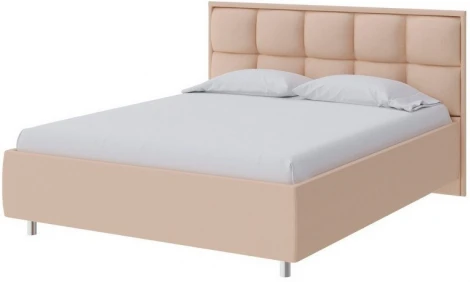 PROxSON Кровать Chessy без основания (Ткань: Рогожка Savana Camel (бежевый)) 80x200