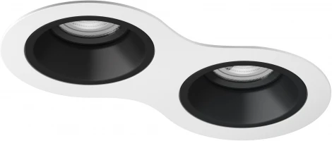 Встраиваемый светильник под LED модуль/ламп МR16 Lightstar Domino D6260707BMOD (220V)