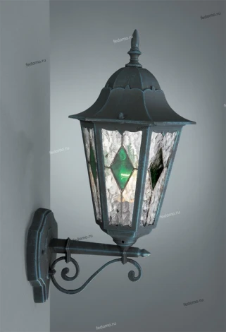 Светильник уличный настенный Newcastle 1 плафон(вверх)