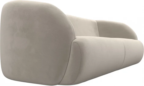 Диван прямой Лига-041 (Бежевый/Микровельвет) Лига Диванов арт.122192