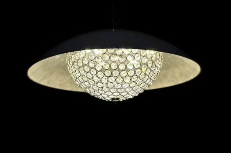 Подвесной светильник Lumina Deco Mezzaluna LDP 1578-9B BK