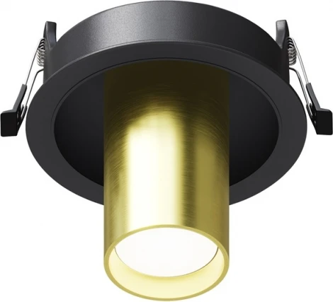 Встраиваемый светильник Maytoni Focus S C048CL-01-GU10-BBS (220V, круглые)