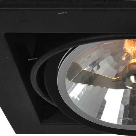Встраиваемый точечный светильник Arte Lamp Cardani Grande A5935PL-1BK (220V)