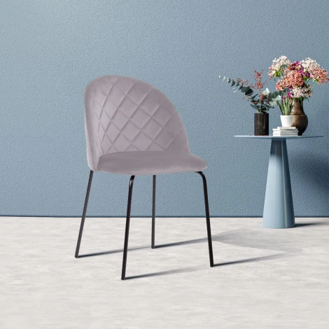 Cтул Nord, бархат светло-серый 26 Top Concept NORD 80609