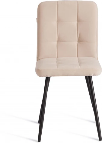 Стул обеденный Medeo Tetchair (Флок/Бежевый,Черный) арт.24810