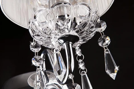 Бра Eurosvet 2045 2045/1 хром/белый (220V, подвески)