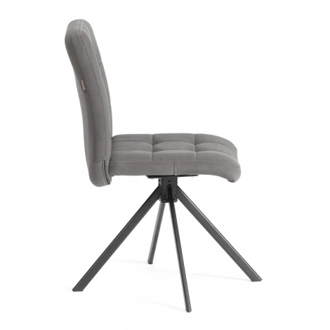 Стул обеденный Medeo Tetchair (Металл,Велюр/Серый) арт.24994