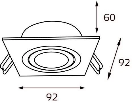 Точечный светильник встраиваемый Italline M02 M02-026020 white