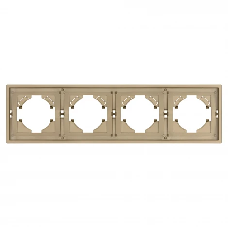 Рамка пластиковая FRM-TENDO-SFPL-4-GD (Arlight, Матовый песочный) 054663