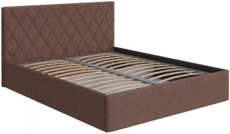 PROxSON Кровать Fresco с бельевым ящиком (Ткань: Жаккард Tesla Брауни) 90x200