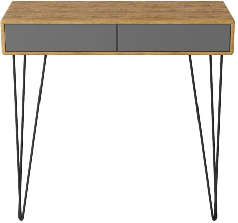 Стол-консоль Калифорния Телфорд дуб американский/графит от фабрики Калифорния