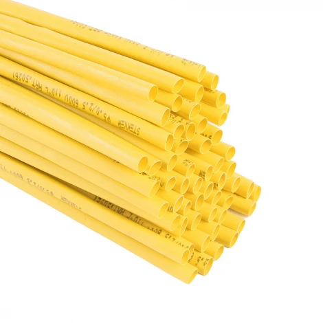 Трубка термоусадочная 4,0/2,0 мм длина 100 см. (желтый) Stekker 50263