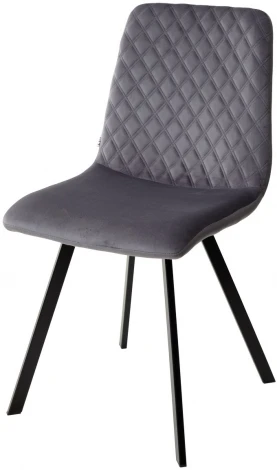 Обеденный стул M-City DAIQUIRI BLUVEL-14 GREY, велюр