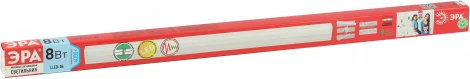 Настенно-потолочный линейный светильник светодиодный ЭРА LLED-04-0-40K-008 (220V)