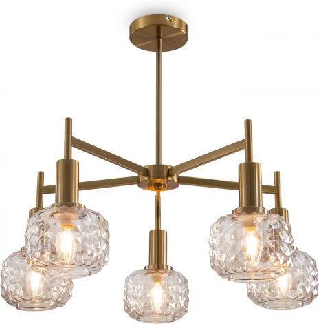 Потолочная люстра на штанге Freya Fero FR5366CL-05BS (220V)