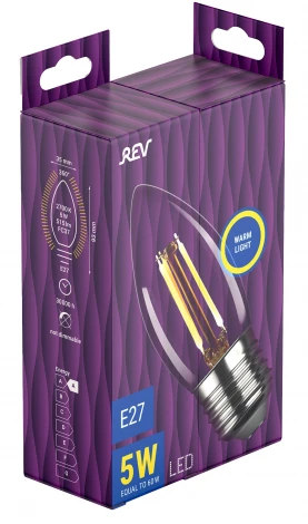 Лампочка светодиодная филаментная REV 32424 9