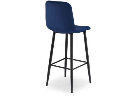 Барный стул Woodville Chio dark blue / black 11987