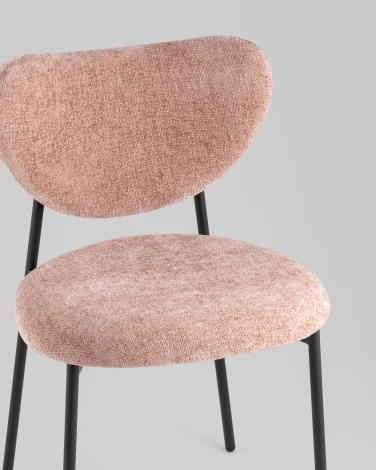 Стул Rina шенилл пыльно-розовый Stool Group УТ000042345