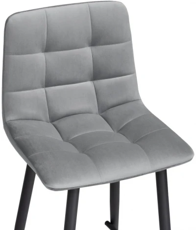 Полубарный стул Notta Чилли К темно-серый / черный 502079