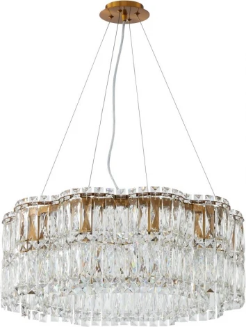 Подвесная люстра хрустальная Stilfort Admire 2174/05/10P (220V, на тросе)