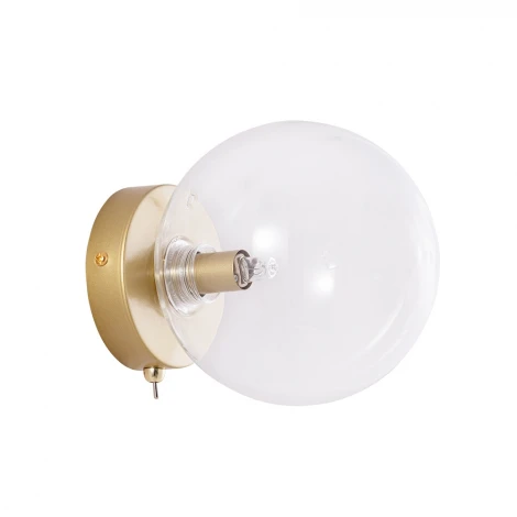 Бра Arte Lamp Vincent A7790AP-1GO (220V, выключатель, шар)