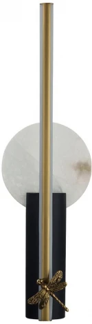 Настенный светильник Odeon Light Strekoza 5413/13WL античная бронза/алебастр/декор металл LED*13W 3000K (220V)