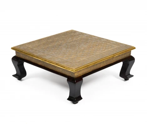 Столик Secret De Maison GOLDEN HAVELY ( mod. BJ-002) этническая чеканка (дерево манго)