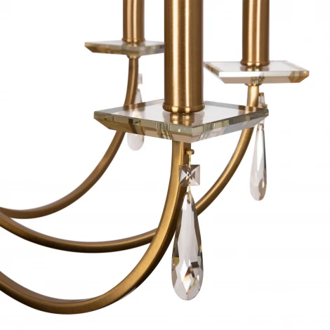 Подвесная люстра Freya Forte FR1006PL-08G (220V, на цепи, свеча)