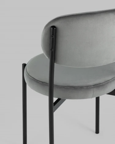 Стул Stool Group Бриф NEW велюр тёмно-серый 4 шт УТ000037773