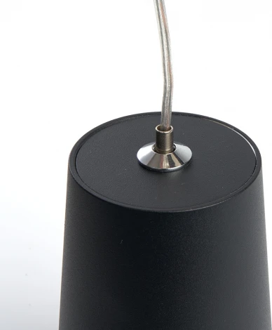 Подвесной светильник Feron ML1838 Barrel BELL levitation 48421 MR16 35W черный (220V, на проводе, круглые)