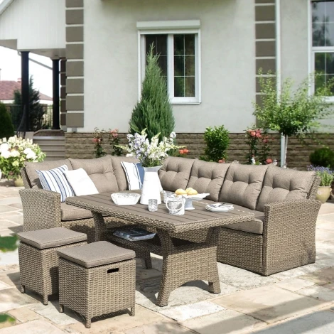 Комплект плетеной мебели AFM-307B Beige Afina