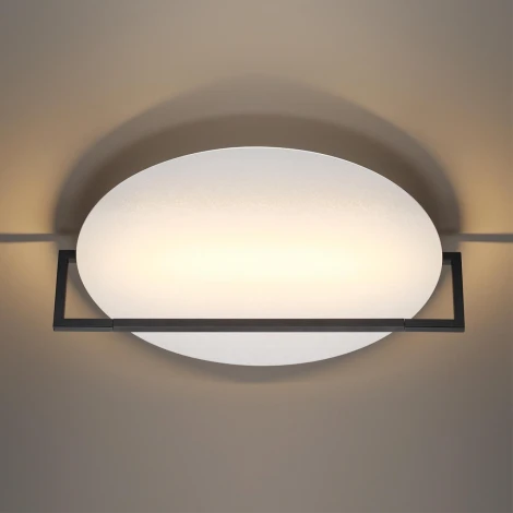 Настенно-потолочный светильник Odeon Light Next 7015/20WL белый ice crack/металл/акрил LED поворотный на 360 1*20W LUNAR (220V)