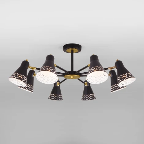 Потолочная люстра Eurosvet Trina 70100/8 черный