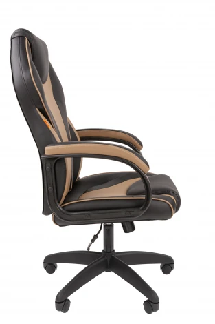 Офисное кресло Chairman 299 Россия экопремиум черный/бежевый