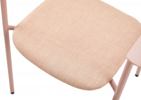 Стул Eila с подушкой пластик розовый Stool Group арт.УТ000039780