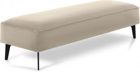 Банкетка Amsterdam ОГОГО (арт.787124), (Ткань,Велюр/Бежевый)