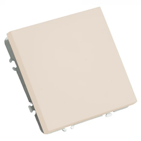 Переключатель одноклавишный перекрестный (кашемир, soft touch) Stekker Эмили 49897