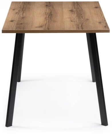 Стол Notta Тринити Лофт 140 25 мм черный матовый / дуб делано темный 489641
