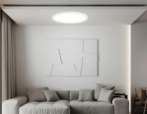 Потолочный светильник круглый светодиодный с регулировкой цветовой температуры Ambrella ORBITAL FZ1909 (220V, круглые, IP54)