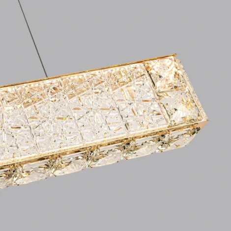 Подвесной светильник Odeon Light Version 5071/40L золото/прозрачный/металл/хрусталь/стекло LED 40W 3700K (220V, на тросе)