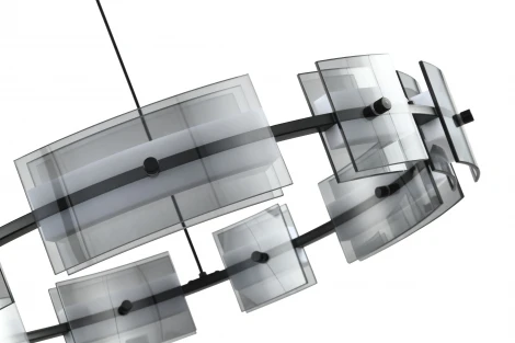 Подвесной светильник Zortes Loft ZRS.1802.60 (LED, 220V, пульт управления, на тросе, круглые)