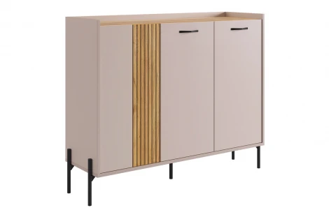 Гостиная "Доминика К2" (2380х350х920) Mebelson (ЛДСП/Дуб крафт золотой) арт.ГК02Доминика.3369